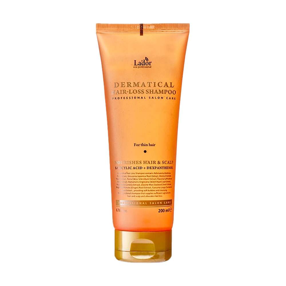 Безсульфатний шампунь La'dor Dermatical Hair-Loss Shampoo проти випадіння волосся, 200 мл