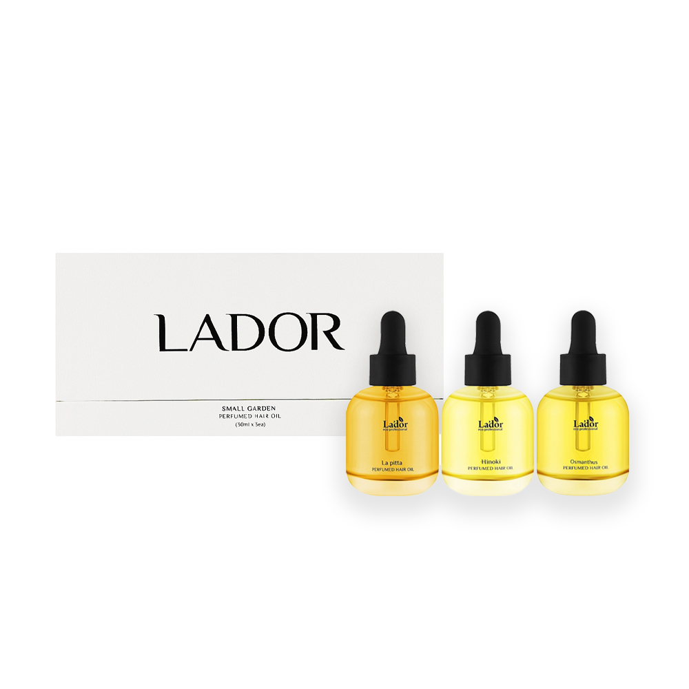Набір парфумованих олій для волосся La'dor Perfumed Hair Oil Trio Set (La Pitta, 30 мл + Hinoki, 30 мл + Osmanthus, 30 мл)